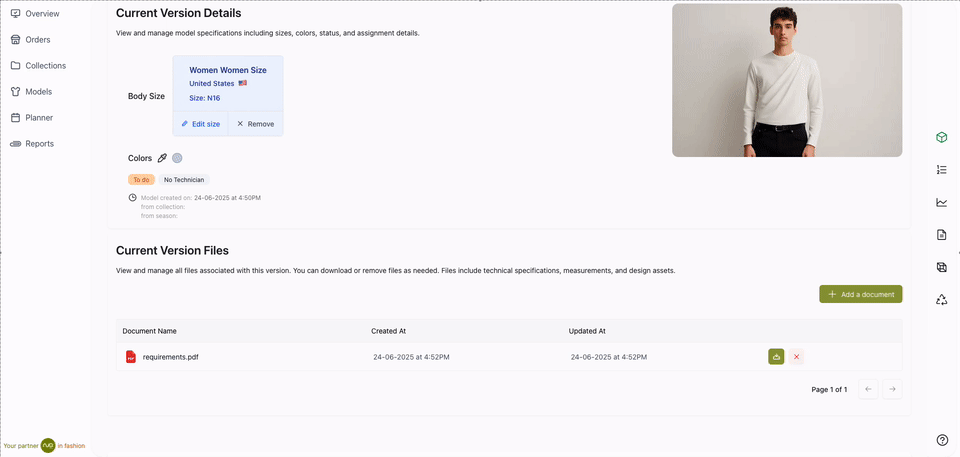 Landing page preview